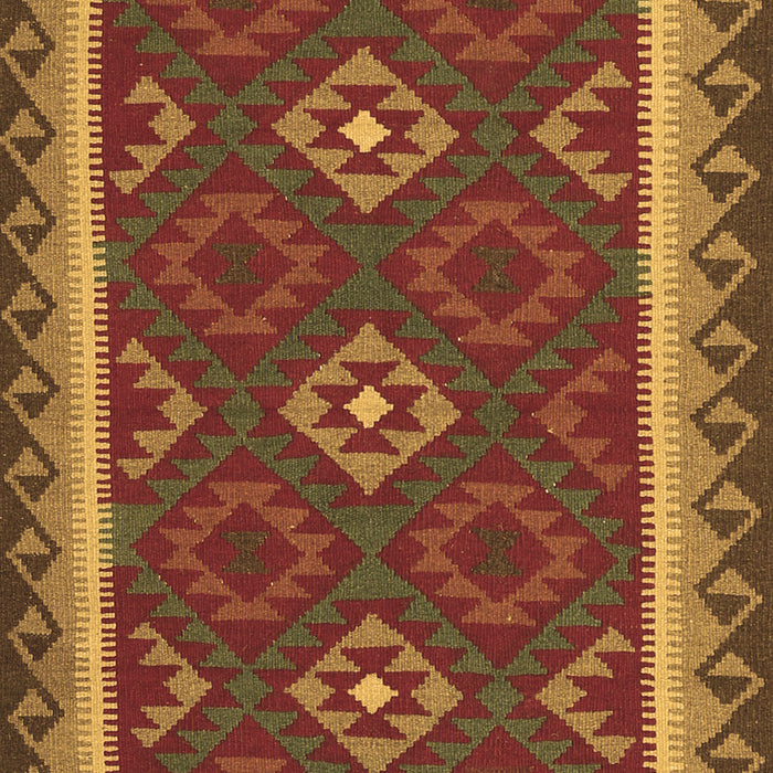 Machine Washable Oriental Brown Traditional Rug, wshcon2543brn