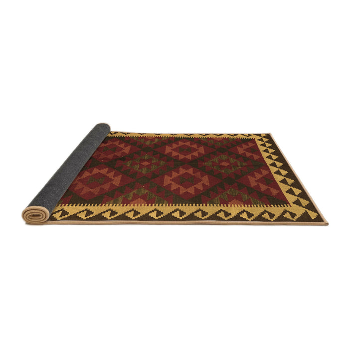 Sideview of Oriental Brown Traditional Rug, con2544brn