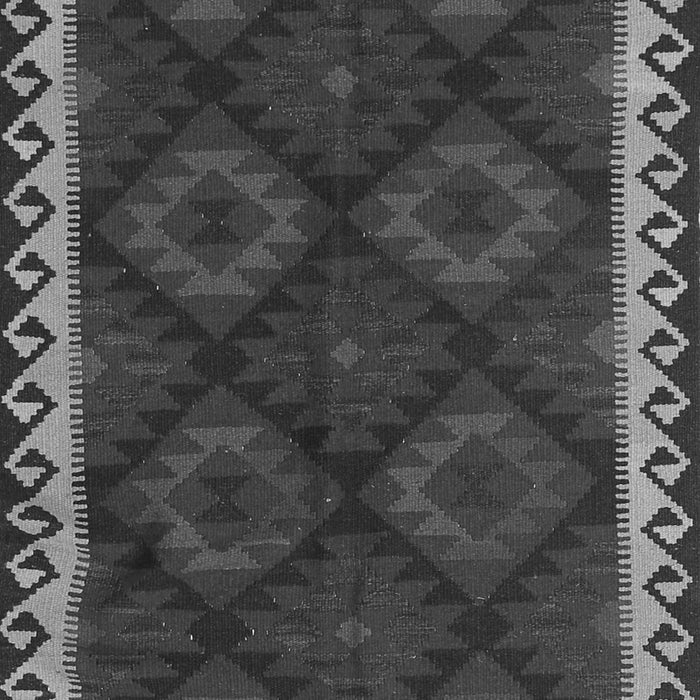 Serging Thickness of Machine Washable Oriental Gray Traditional Rug, wshcon2544gry