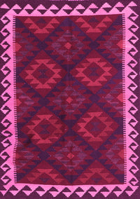 Oriental Pink Traditional Rug, con2544pnk