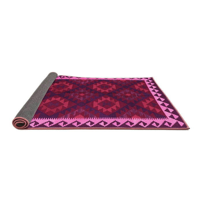 Sideview of Oriental Pink Traditional Rug, con2544pnk