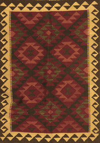 Oriental Brown Traditional Rug, con2544brn