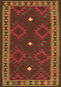 Oriental Brown Traditional Rug, con2545brn