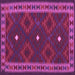 Square Oriental Purple Traditional Rug, con2545pur