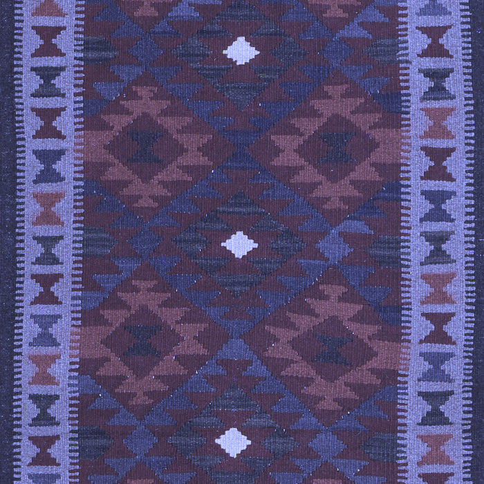 Machine Washable Oriental Blue Traditional Rug, wshcon2545blu