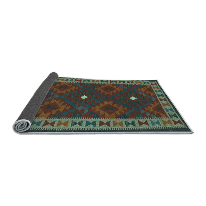 Sideview of Oriental Light Blue Traditional Rug, con2545lblu