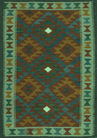 Oriental Turquoise Traditional Rug, con2545turq