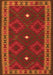 Oriental Orange Traditional Rug, con2545org