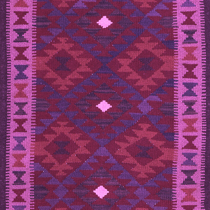 Machine Washable Oriental Purple Traditional Area Rugs, wshcon2545pur