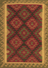 Oriental Brown Traditional Rug, con2546brn