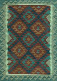 Oriental Light Blue Traditional Rug, con2546lblu