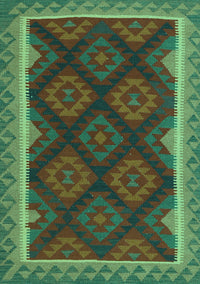 Oriental Turquoise Traditional Rug, con2546turq