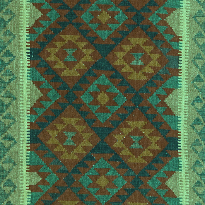 Machine Washable Oriental Turquoise Traditional Area Rugs, wshcon2546turq