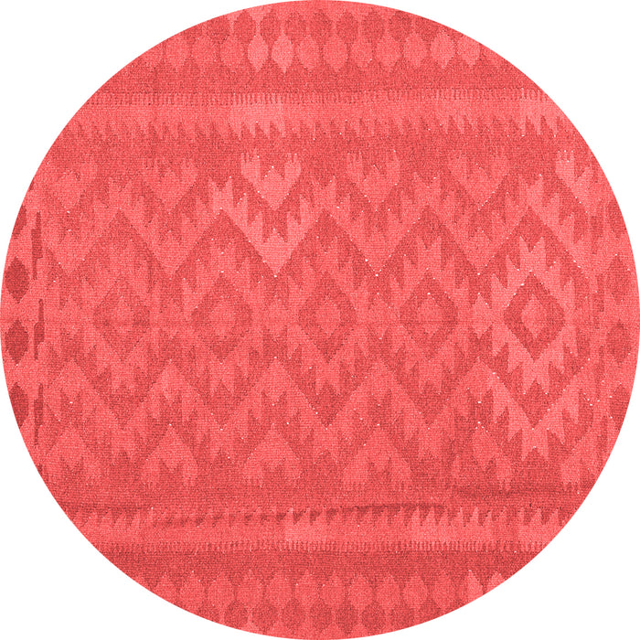 Machine Washable Southwestern Red Country Rug, wshcon2547red