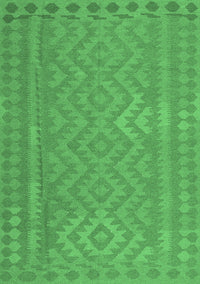 Southwestern Emerald Green Country Rug, con2547emgrn