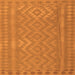 Serging Thickness of Southwestern Orange Country Rug, con2547org