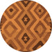 Machine Washable Southwestern Orange Country Area Rugs, wshcon2548org