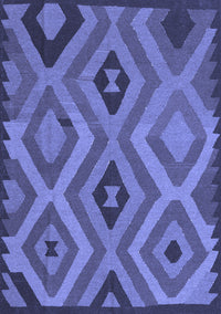 Southwestern Blue Country Rug, con2548blu