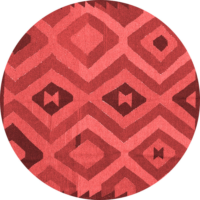 Machine Washable Southwestern Red Country Rug, wshcon2548red