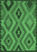 Southwestern Emerald Green Country Rug, con2548emgrn