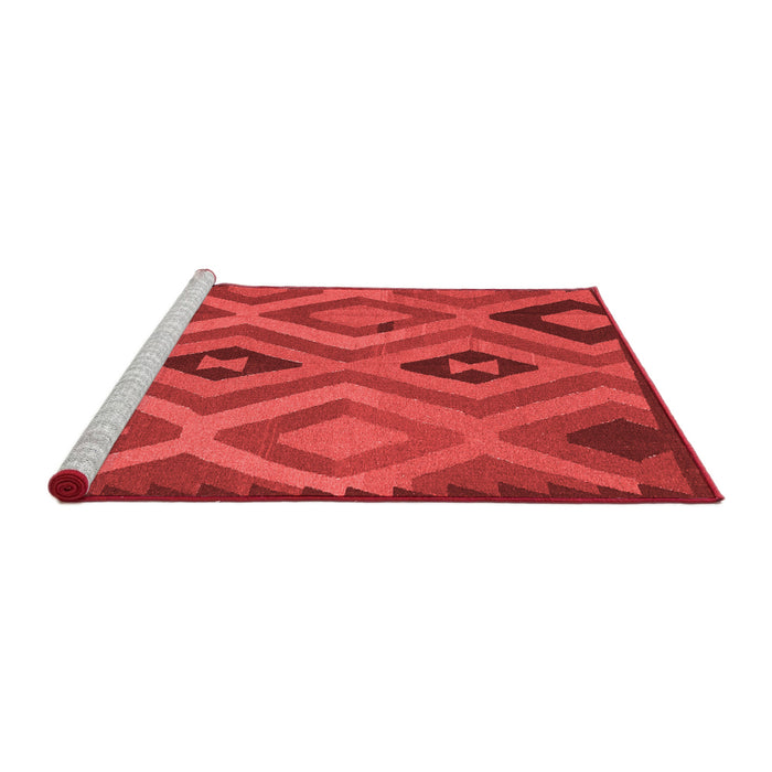 Country Red Washable Rugs