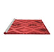 Country Red Washable Rugs