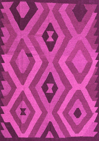 Southwestern Pink Country Rug, con2548pnk