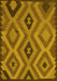 Southwestern Yellow Country Rug, con2548yw