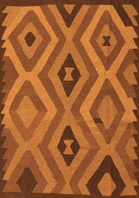 Southwestern Orange Country Rug, con2548org