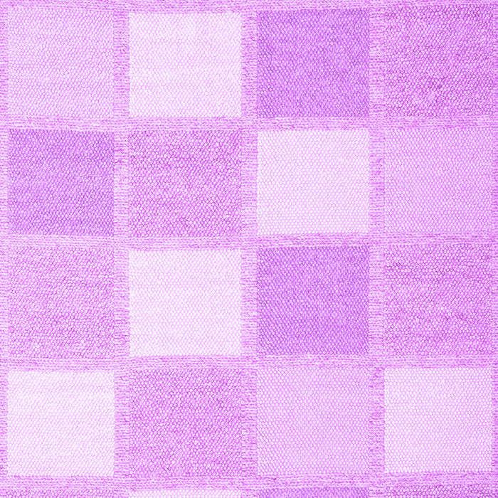 Machine Washable Checkered Purple Modern Area Rugs, wshcon2549pur