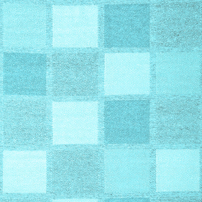 Checkered Light Blue Modern Rug, con2549lblu