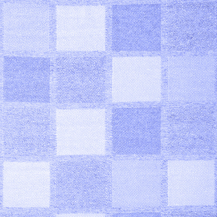 Checkered Blue Modern Rug, con2549blu