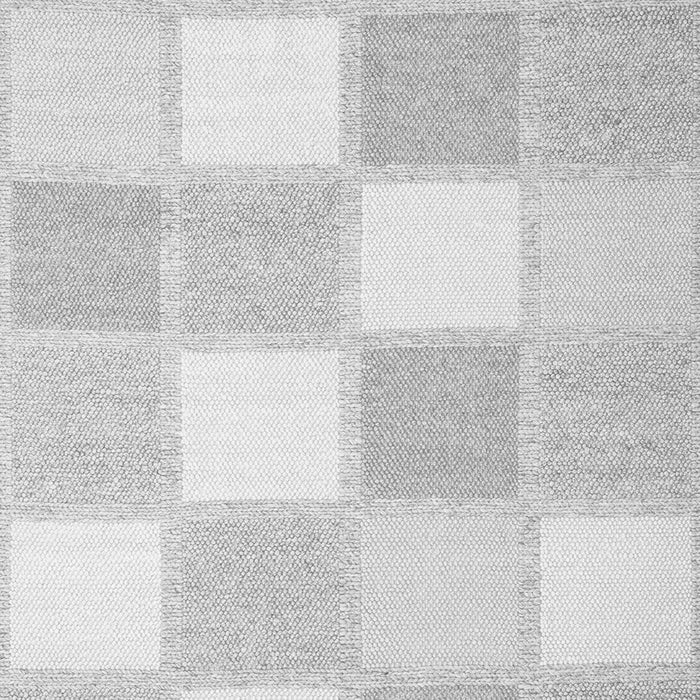 Checkered Gray Modern Rug, con2549gry