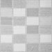 Serging Thickness of Checkered Gray Modern Rug, con2549gry