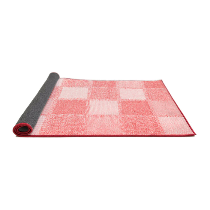 Checkered Red Modern Area Rugs