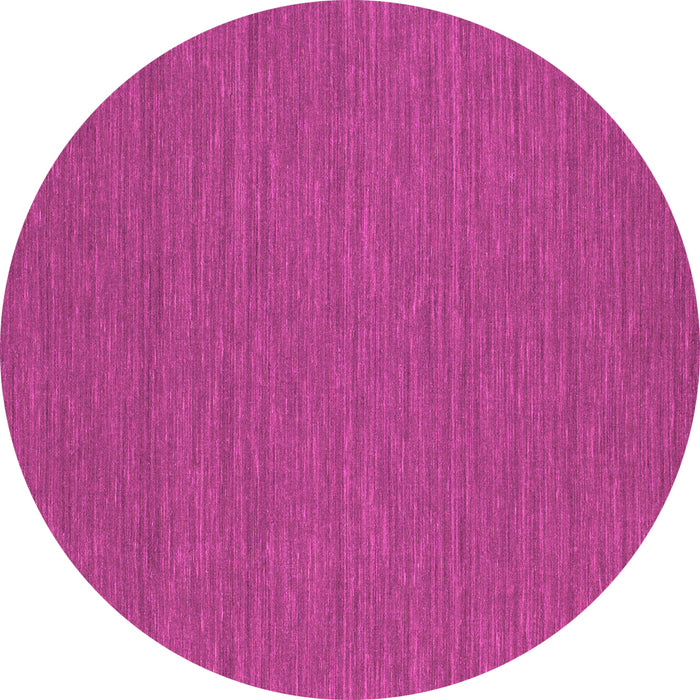 Round Machine Washable Abstract Pink Contemporary Rug, wshcon254pnk