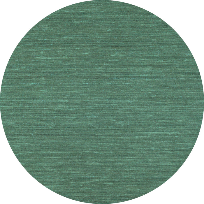 Round Abstract Light Blue Contemporary Rug, con254lblu