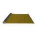 Sideview of Abstract Yellow Contemporary Rug, con254yw