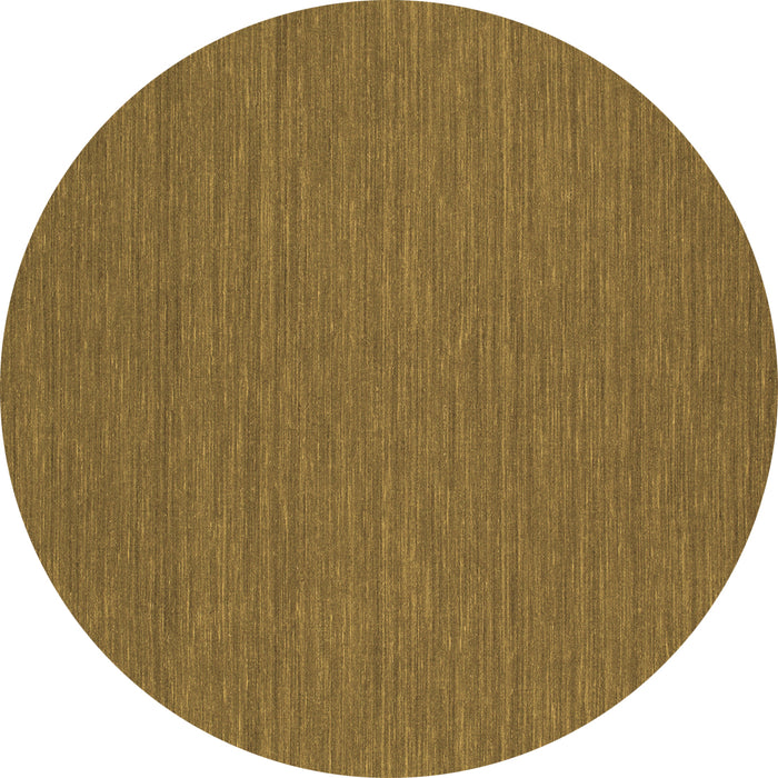 Round Abstract Brown Contemporary Rug, con254brn