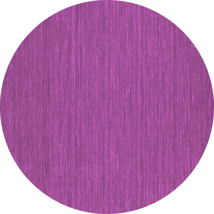 Round Machine Washable Abstract Purple Contemporary Area Rugs, wshcon254pur
