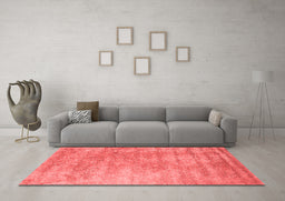 Contemporary Red Washable Rugs