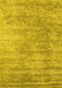 Abstract Yellow Contemporary Rug, con2550yw