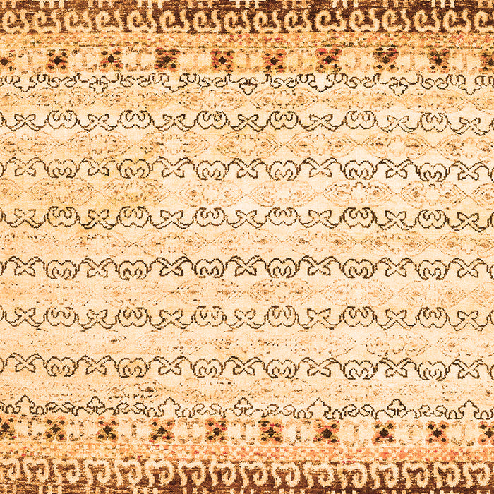 Serging Thickness of Machine Washable Abstract Orange Contemporary Area Rugs, wshcon2551org