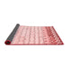 Abstract Red Contemporary Area Rugs