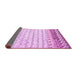 Sideview of Abstract Pink Contemporary Rug, con2551pnk