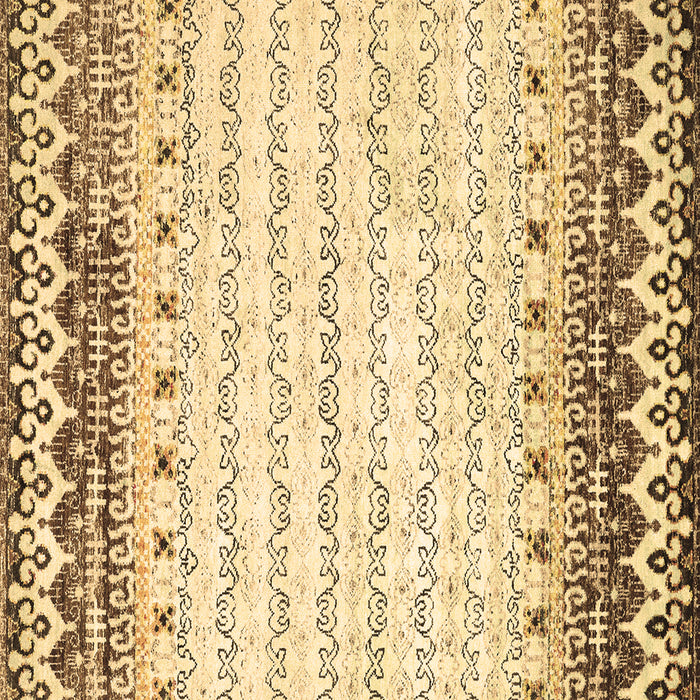 Square Machine Washable Abstract Brown Contemporary Rug, wshcon2551brn