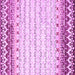 Square Abstract Pink Contemporary Rug, con2551pnk