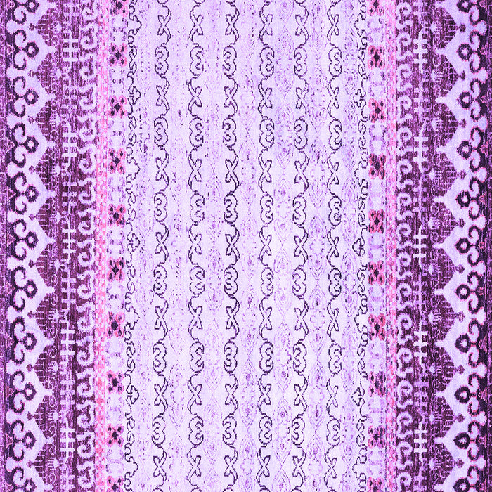 Square Abstract Purple Contemporary Rug, con2551pur