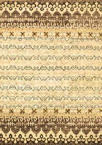 Abstract Brown Contemporary Rug, con2551brn