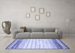 Machine Washable Abstract Blue Contemporary Rug in a Living Room, wshcon2551blu